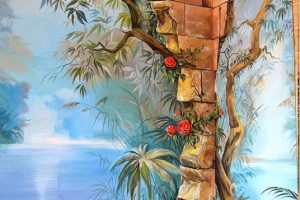 Vẽ tranh tường giải pháp thông minh cho việc trang trí không gian