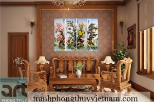 cách treo tranh tứ quý mang lại tài lộc cho gia đình