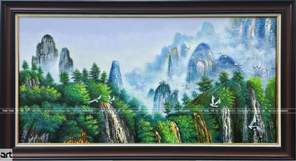 Tranh phong cảnh sơn dầu đẹp