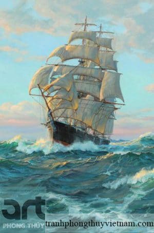 tranh phong thủy thuận buồm xuôi gió