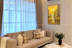 Tranh phong thủy phong cảnh paris gam vàng treo phòng khách chung cư cho người mệnh Kim