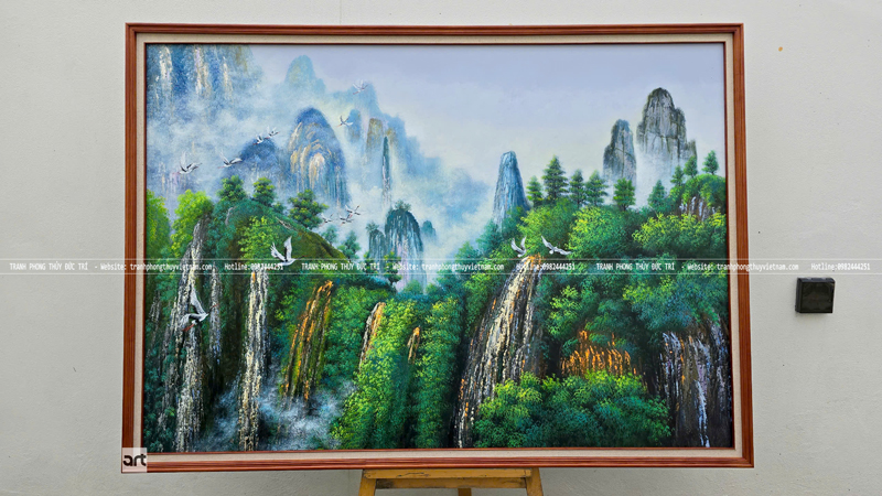 Tranh núi non trùng điệp Tranh núi non trùng điệp