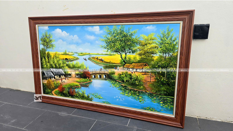 Phong cảnh làng quê đẹp thanh bình Phong cảnh làng quê đẹp thanh bình
