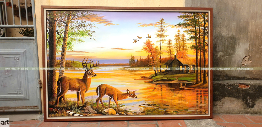 Tranh huơu phong thủy tài lộc Tranh huơu phong thủy tài lộc