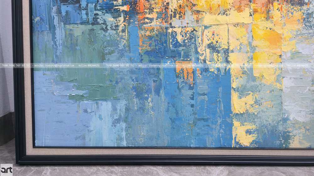 Khung gỗ tôn vẻ đẹp hiện đại và sang trọng cho tác phẩm Khung gỗ tôn vẻ đẹp hiện đại và sang trọng cho tác phẩm