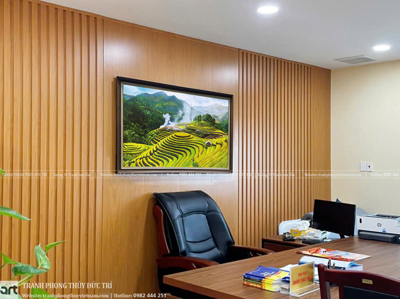 Cách chọn tranh treo phòng làm việc theo mệnh chuẩn phong thủy