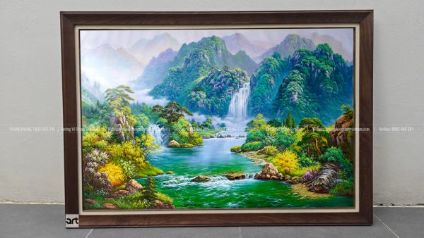 Tranh vẽ cảnh sơn thủy hữu tình