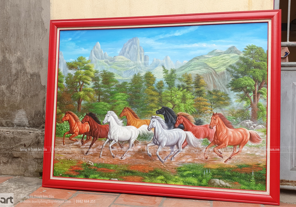 Tranh mã đáo thành công núi non trùng điệp Tranh mã đáo thành công núi non trùng điệp